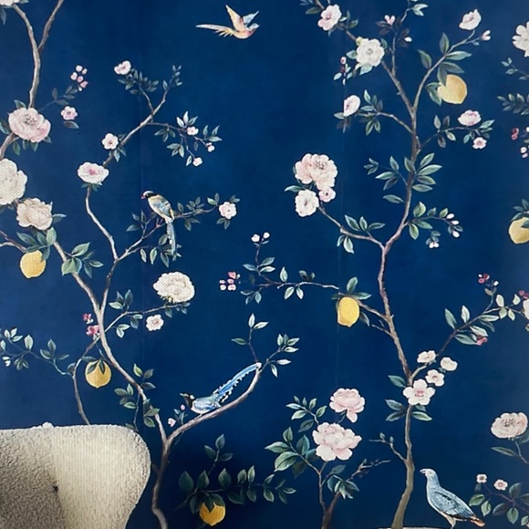 Anthropologie Blossom Chinoiserie Mural Wallpaper
